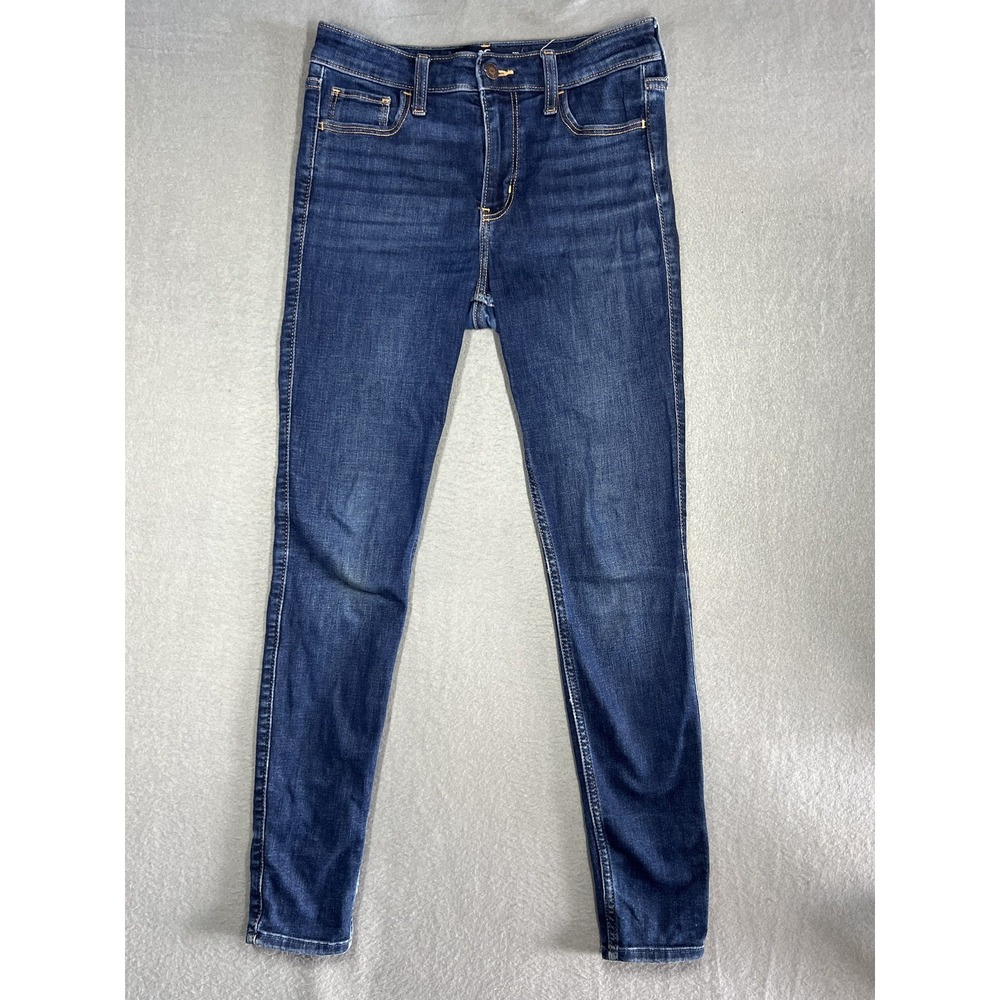 Hollister Women's 4R W27R High-Rise Super Skinny Jeans Medium Wash Denim
